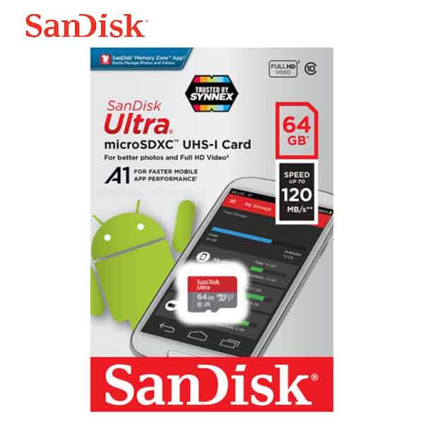 เมมโมรการด Sandisk Ultra MicroSDHC UHS I 64GB A1 Groovygang