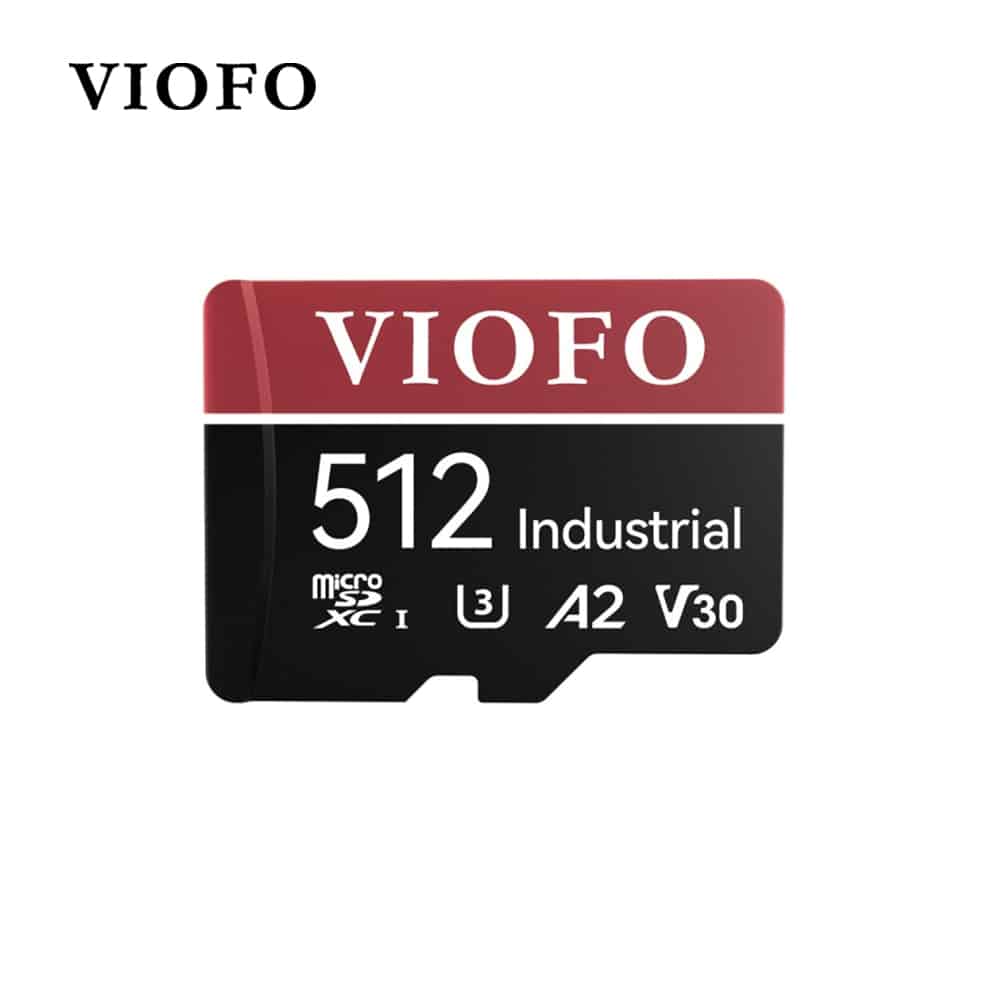 VIOFO 512GB Industrial Grade microSD Card, U3 A2 V30 High Speed